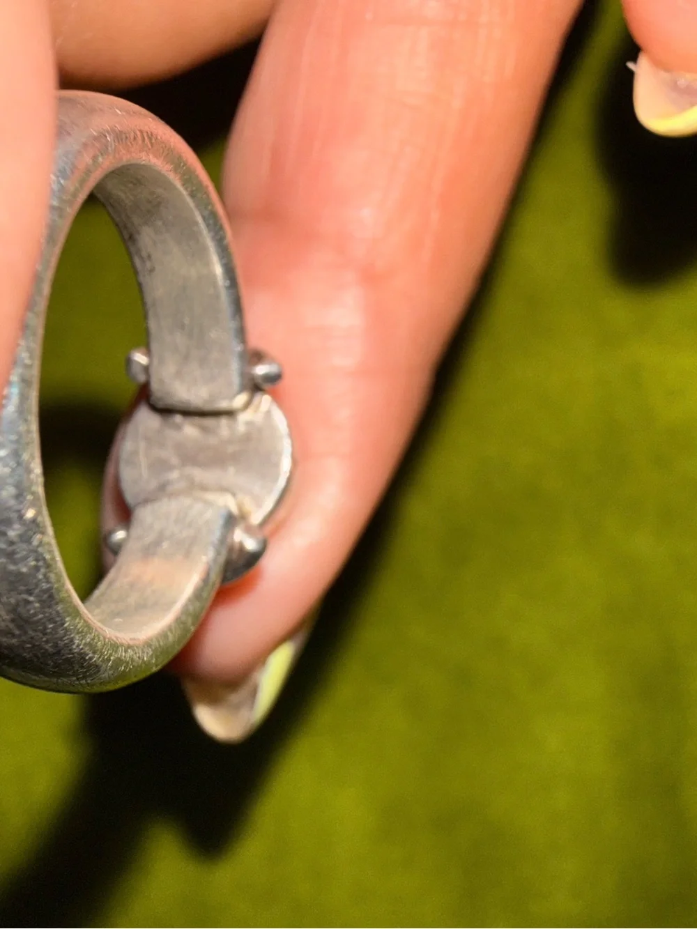 Sterling Silver Dome Ring - Silver